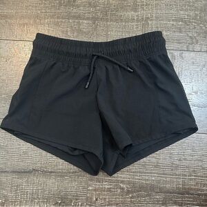 All in Motion Girls Black Athletic Shorts